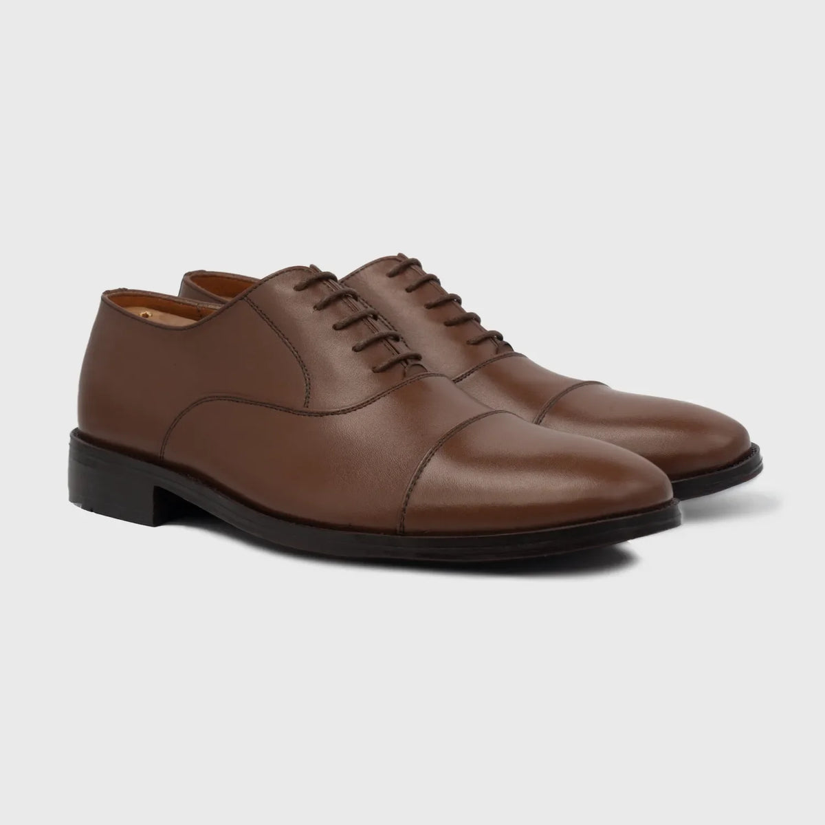 Professor Oxford Marrón Zapatos de cuero para Hombre For Men in Brown Full-Grain Leather - Vista de perfil | Comprar online