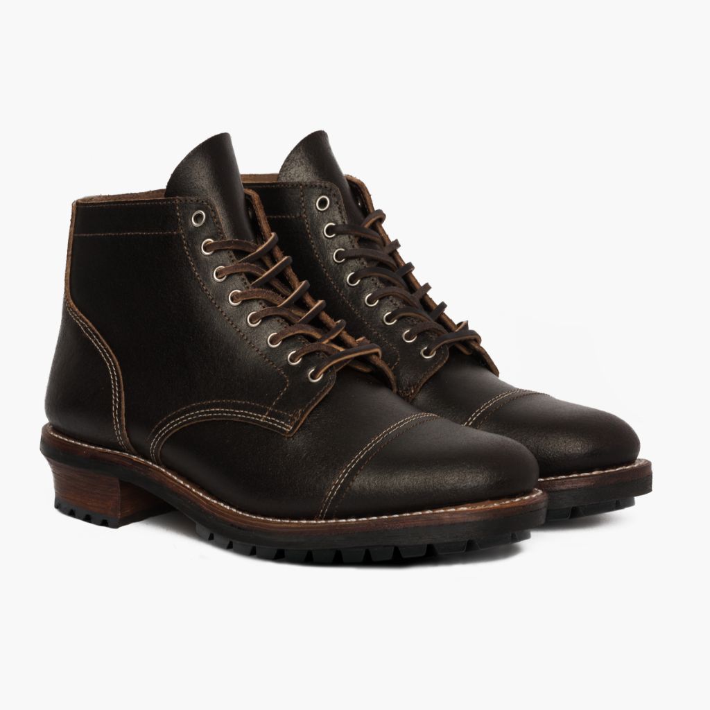 Vanguard Waxed Cacao Botas de cuero para Hombre For Men in Classic Full-Grain Leather - Vista de perfil | Comprar online
