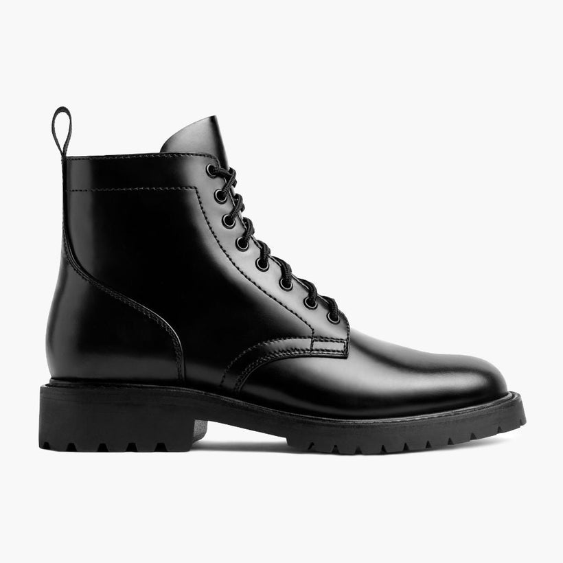 Hero Negro Botas de cuero para Hombre