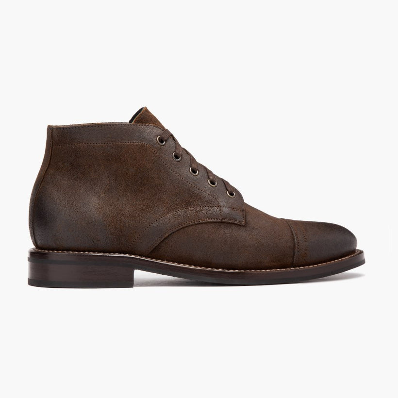 Cadet Mocha Leather Boots para Hombre
