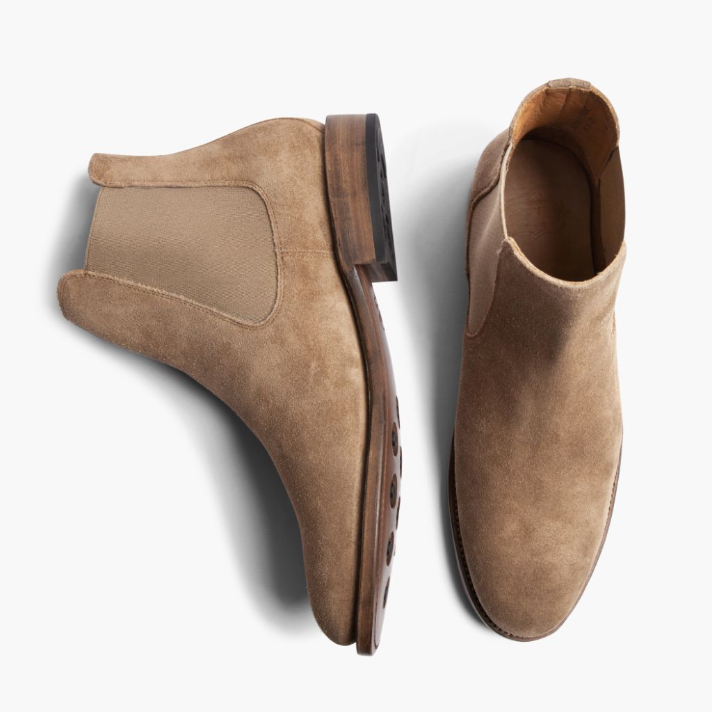 Cavalier Arenisca Botas de cuero para Hombre - Contrafuerte de talón reforzado y doble costura de precisión