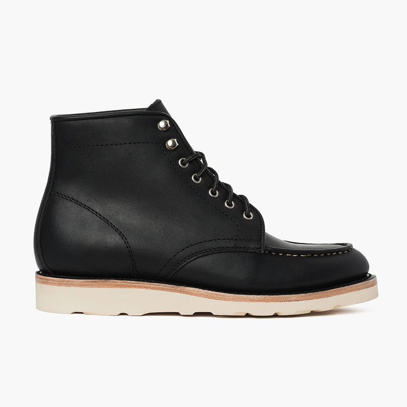 Diplomat Negro Mate Botas de cuero para Hombre