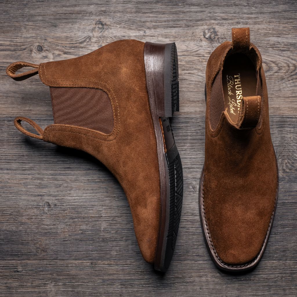 Journeyman Snuff Reverse Botas de cuero para Hombre - Contrafuerte de talón reforzado y doble costura de precisión