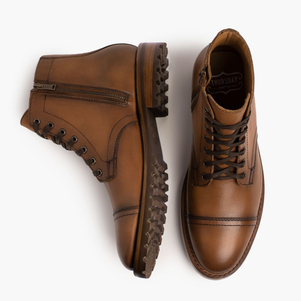 Major Cuero Botas de cuero para Hombre in Classic Full-Grain Leather - Vista de perfil | Comprar online