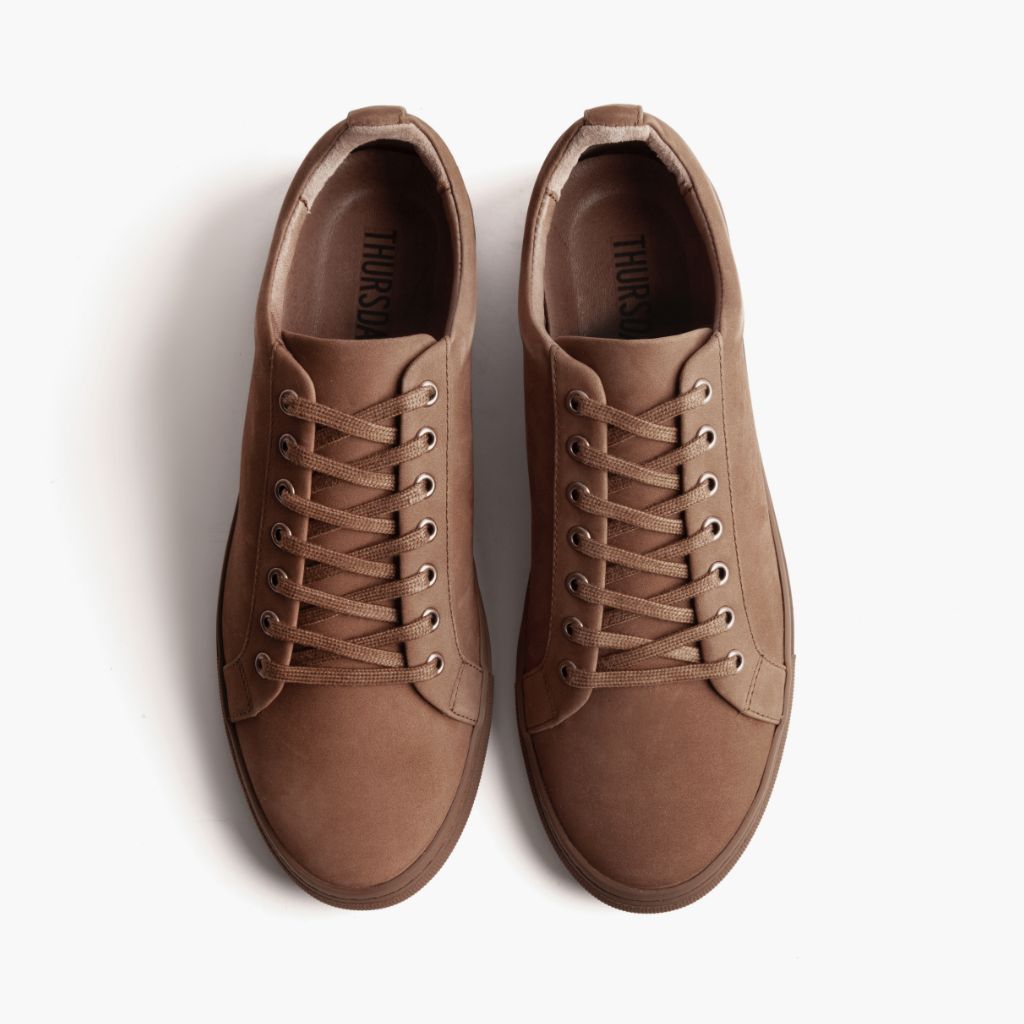 Premier Low Top Pebble Zapatillas de cuero para Hombre For Men - Contrafuerte de talón reforzado y doble costura de precisión