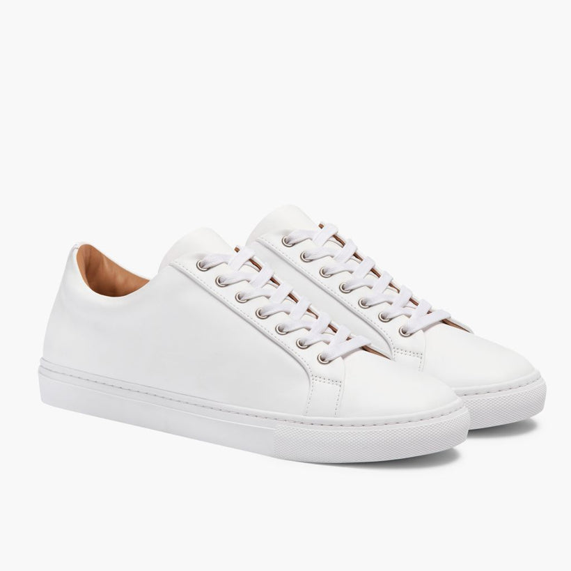 Premier Low Top Blanco Zapatillas de cuero para Hombre
