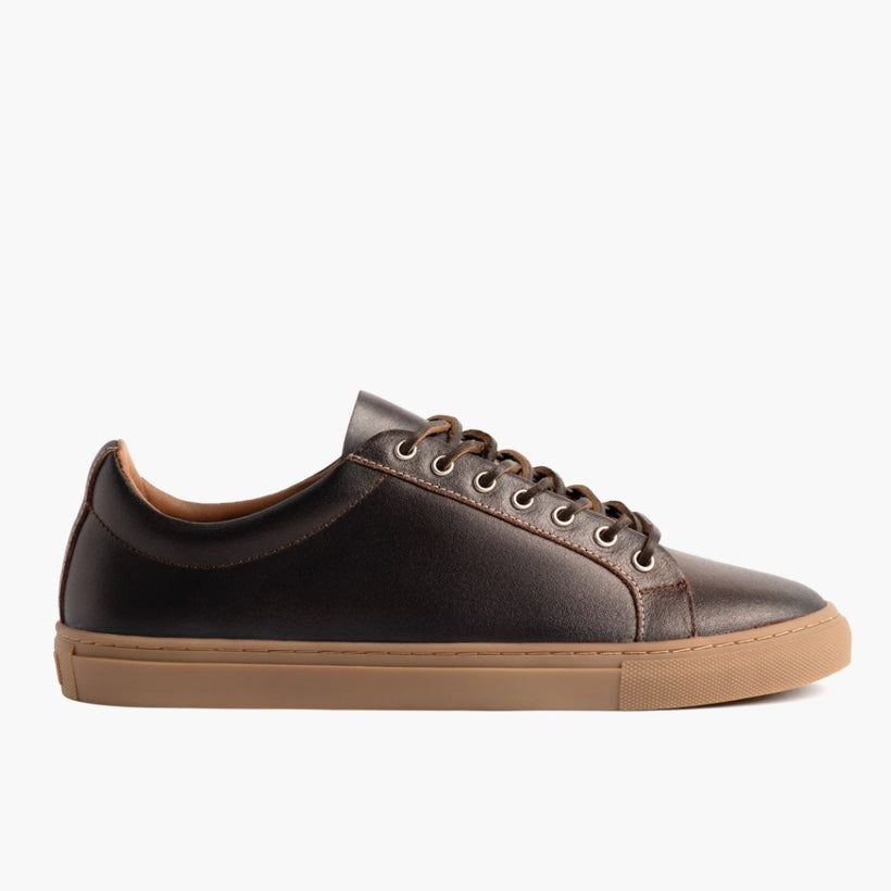 Premier Low Top Cacao Zapatillas de cuero para Hombre