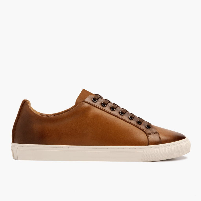 Premier Low Top Toffee Zapatillas de cuero para Hombre