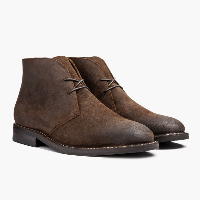 Scout Mocha Leather Boots para Hombre