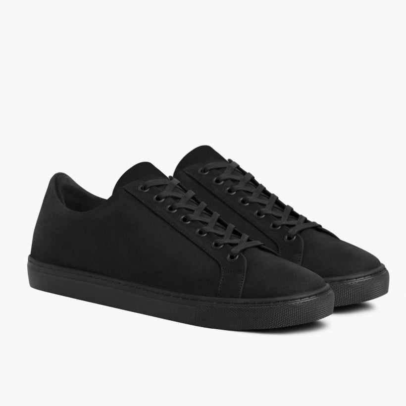 Premier Low Top Negro Mate Zapatillas de cuero para Hombre
