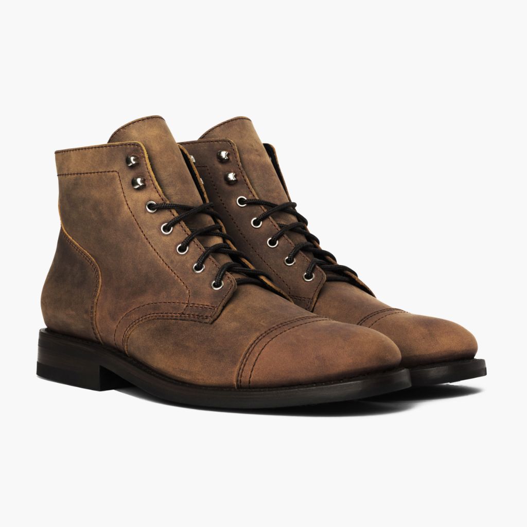 Captain Cobre Quemado Botas de cuero para Hombre in Classic Full-Grain Leather - Vista de perfil | Comprar online