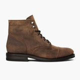 Classic Full-Grain leather Boots - Goodyear Welt Construction & Front Toe Box Detail