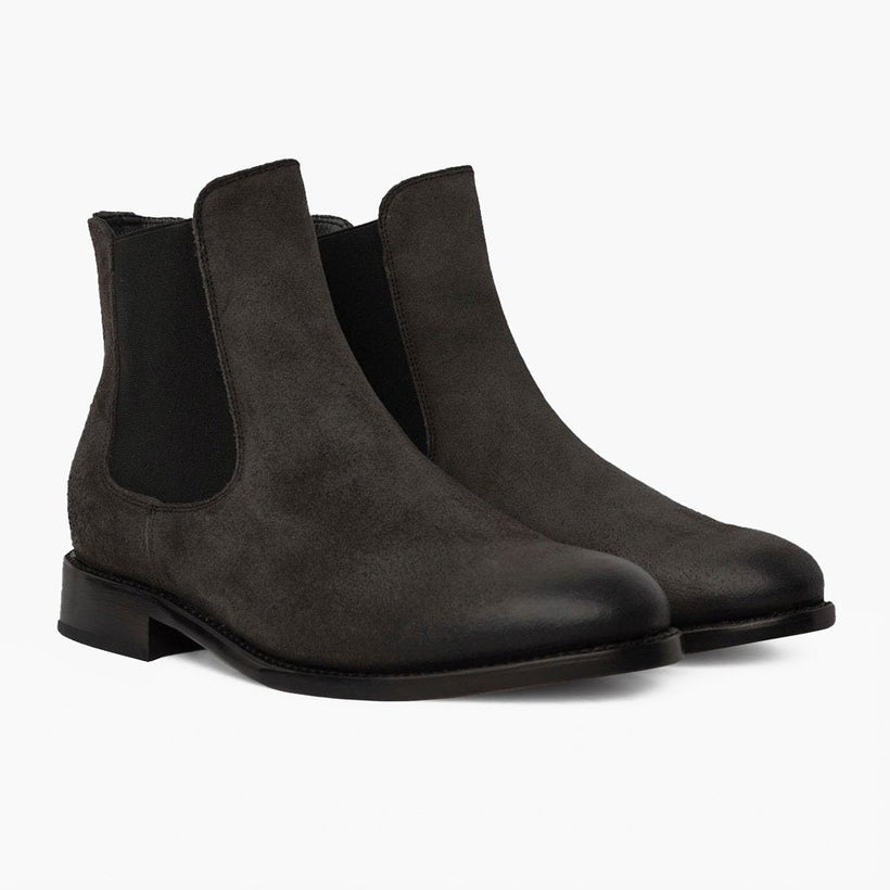 Cavalier Shadow Gris Leather Boots para Hombre