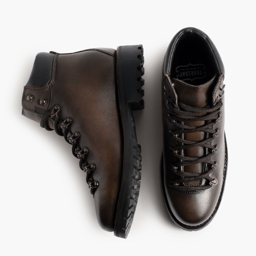 Commander Jasper Botas de cuero para Hombre - Contrafuerte de talón reforzado y doble costura de precisión