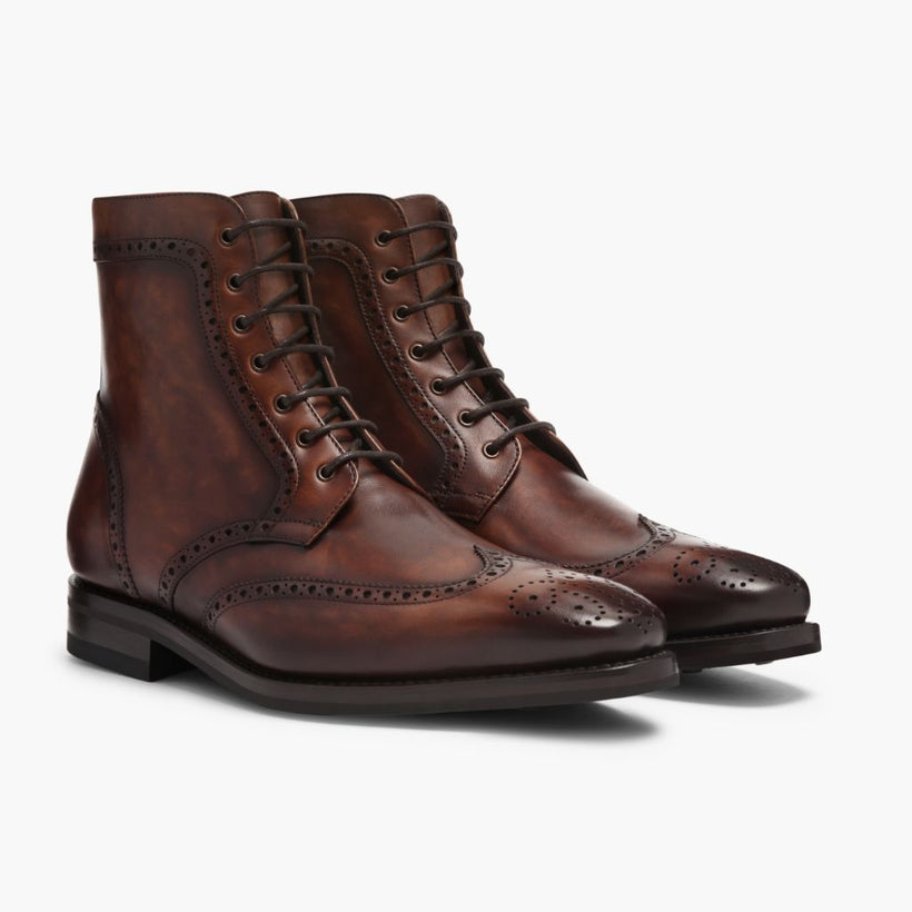 Wingtip Color #77 Botas de cuero para Hombre