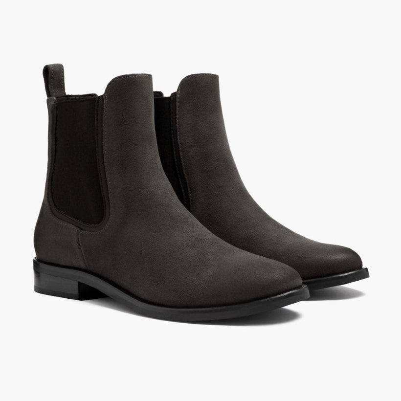 Duchess Shadow Gris Leather Boots para Mujer