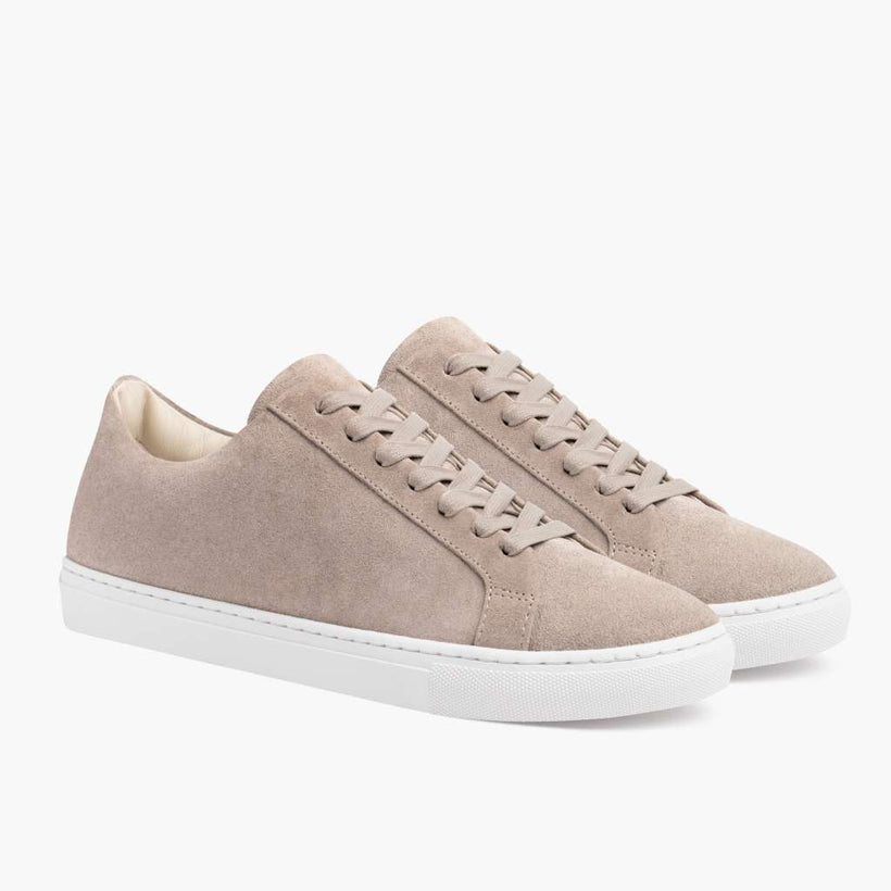 Premier Low Top Latte Leather Sneakers para Mujer