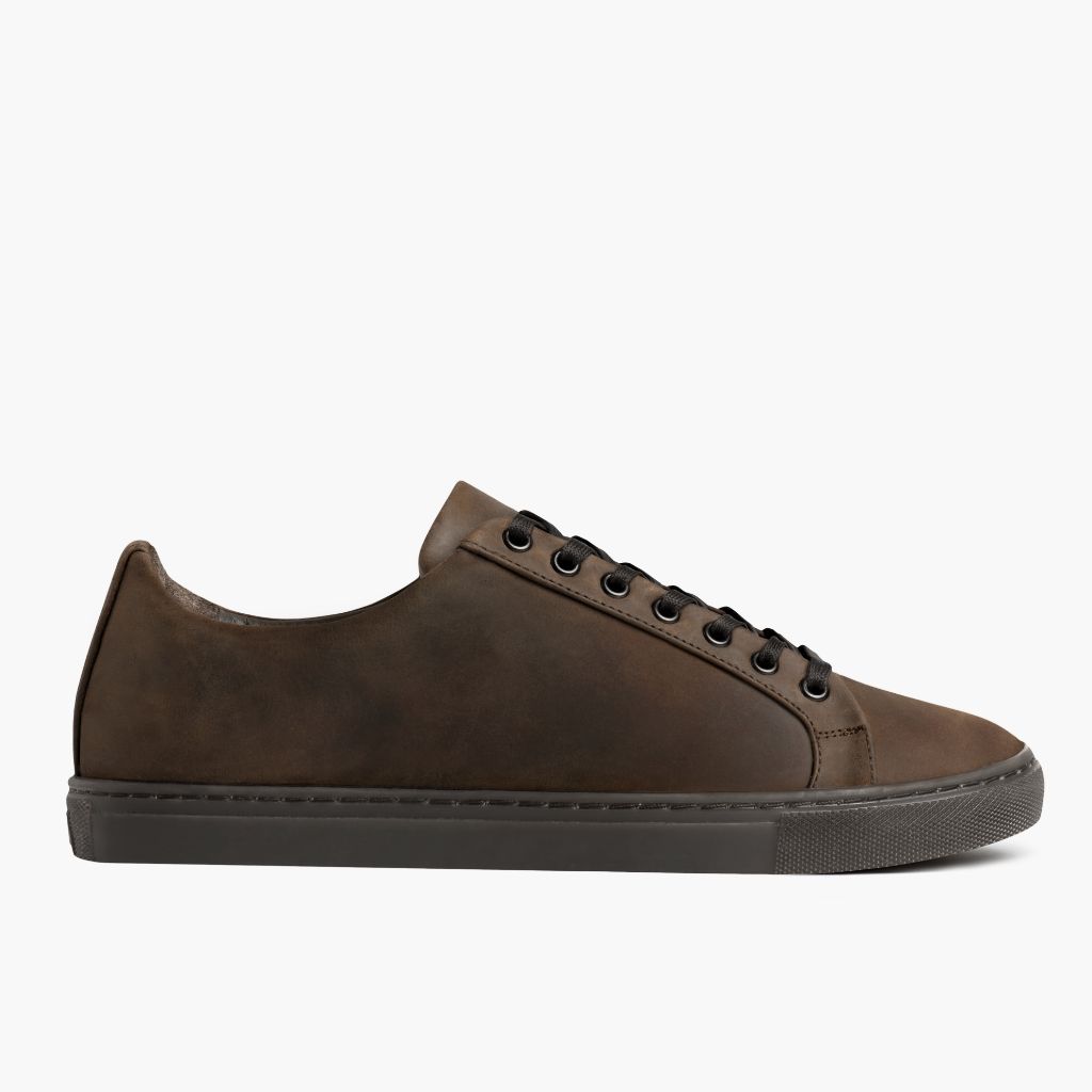 Classic Full-Grain leather Sneakers - Construcción cosida Goodyear y puntera delantera