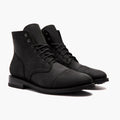 Captain Negro Mate Botas de cuero para Hombre
