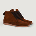 Bearman Moc Toe Marrón Botas de ante para Hombre