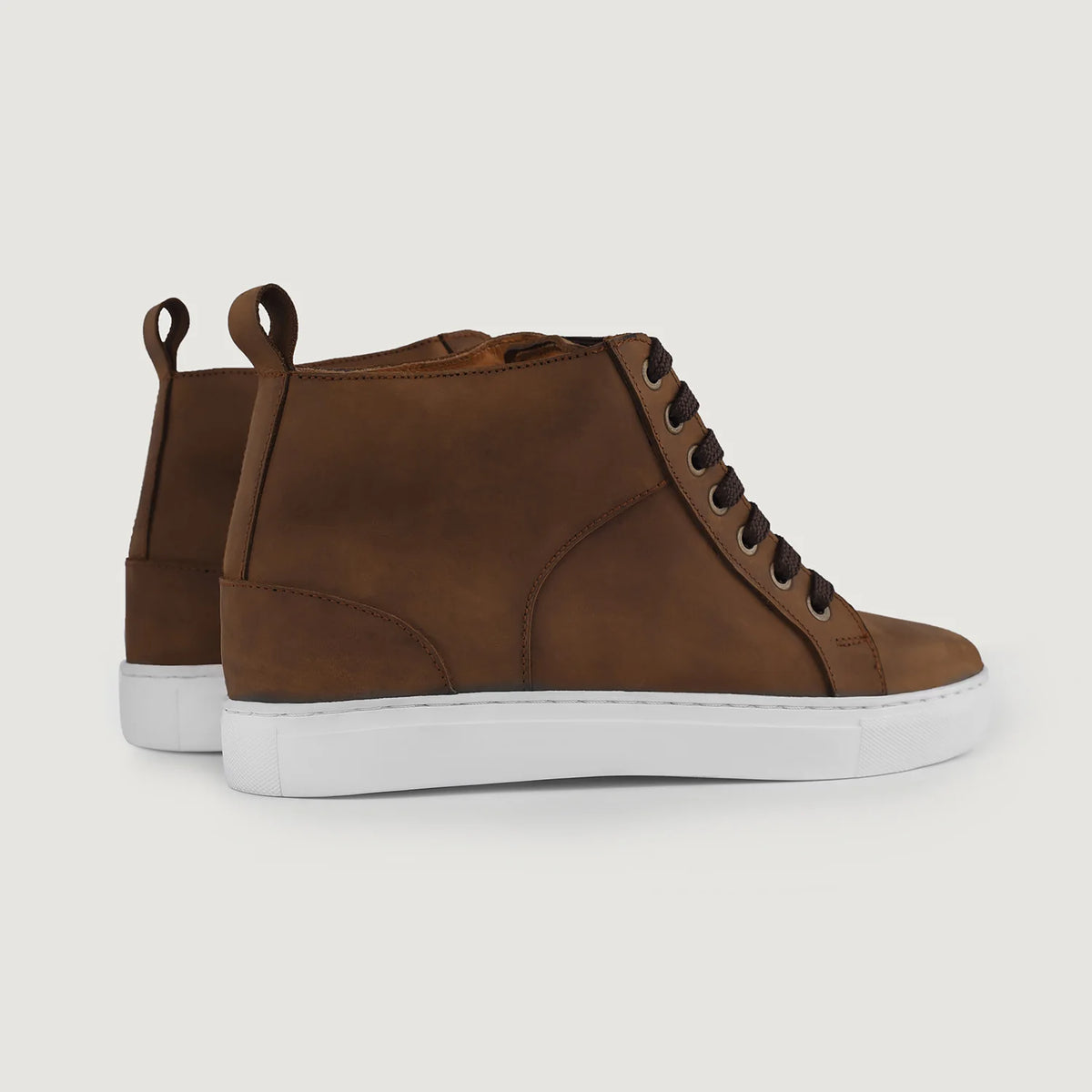 Orlaven Marty High Top Pull-up Marrón Zapatillas de cuero para Hombre footwear image 10