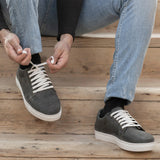 Styled On-Foot Perspective Demonstrating Ankle Fit & Silhouette on Model