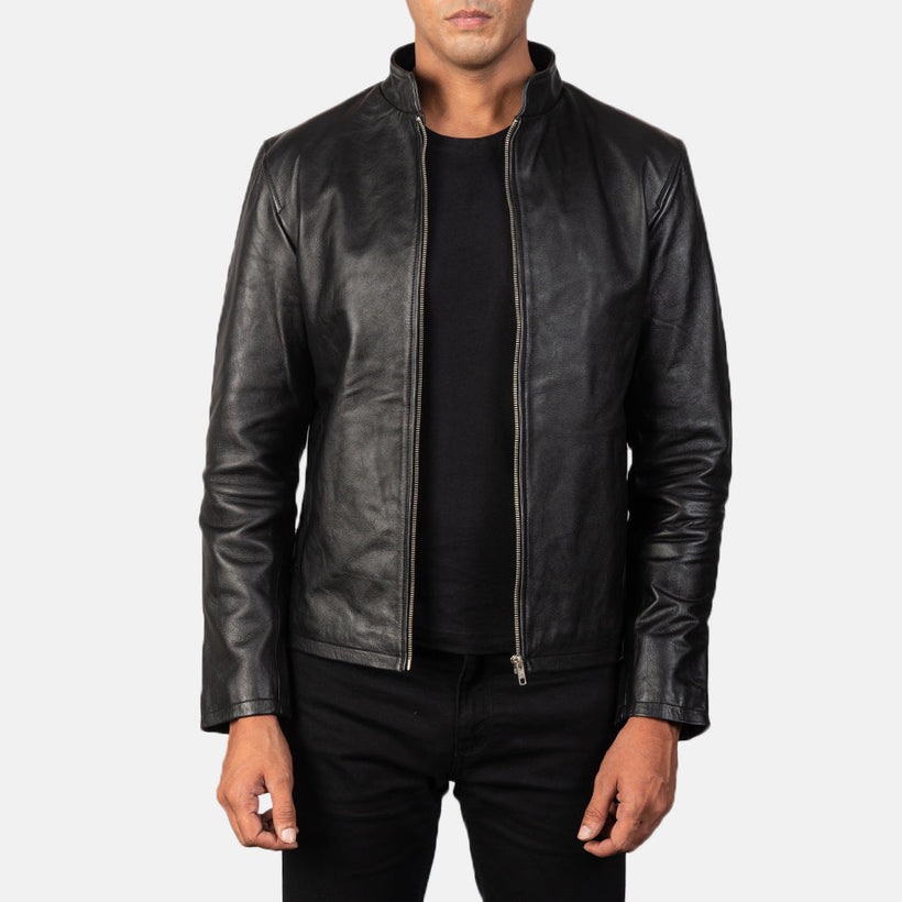 Alex Chaqueta Biker de Cuero para Hombre