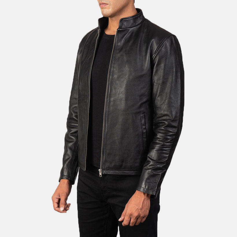 Alex Chaqueta Biker de Cuero para Hombre