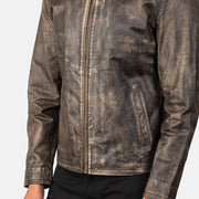 Alex Chaqueta Biker de Cuero para Hombre – Vista alternativa del producto 6