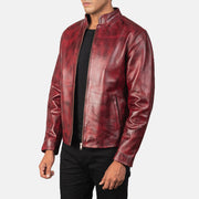 Alex Chaqueta Biker de Cuero para Hombre – Vista alternativa del producto 2