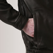 Alfred Cazadora Bomber de Cuero para Hombre – Vista alternativa del producto 6