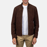Blain Marrón Cazadora Bomber de Cuero para Hombre – Vista alternativa del producto 1