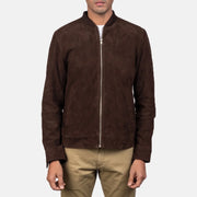 Blain Marrón Cazadora Bomber de Cuero para Hombre – Vista alternativa del producto 4