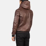 
Bouncer Biz Chaqueta Bomber de Cuero para Hombre – alternate product view 5