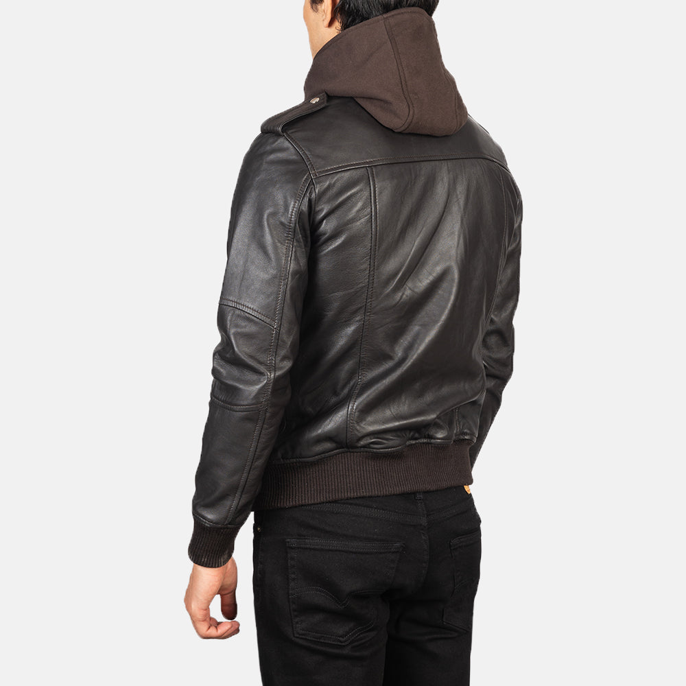 Bravado Cazadora Bomber de Cuero para Hombre – Vista alternativa del producto 5