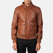 Coffmen Cazadora Bomber de Cuero para Hombre – Vista alternativa del producto 4