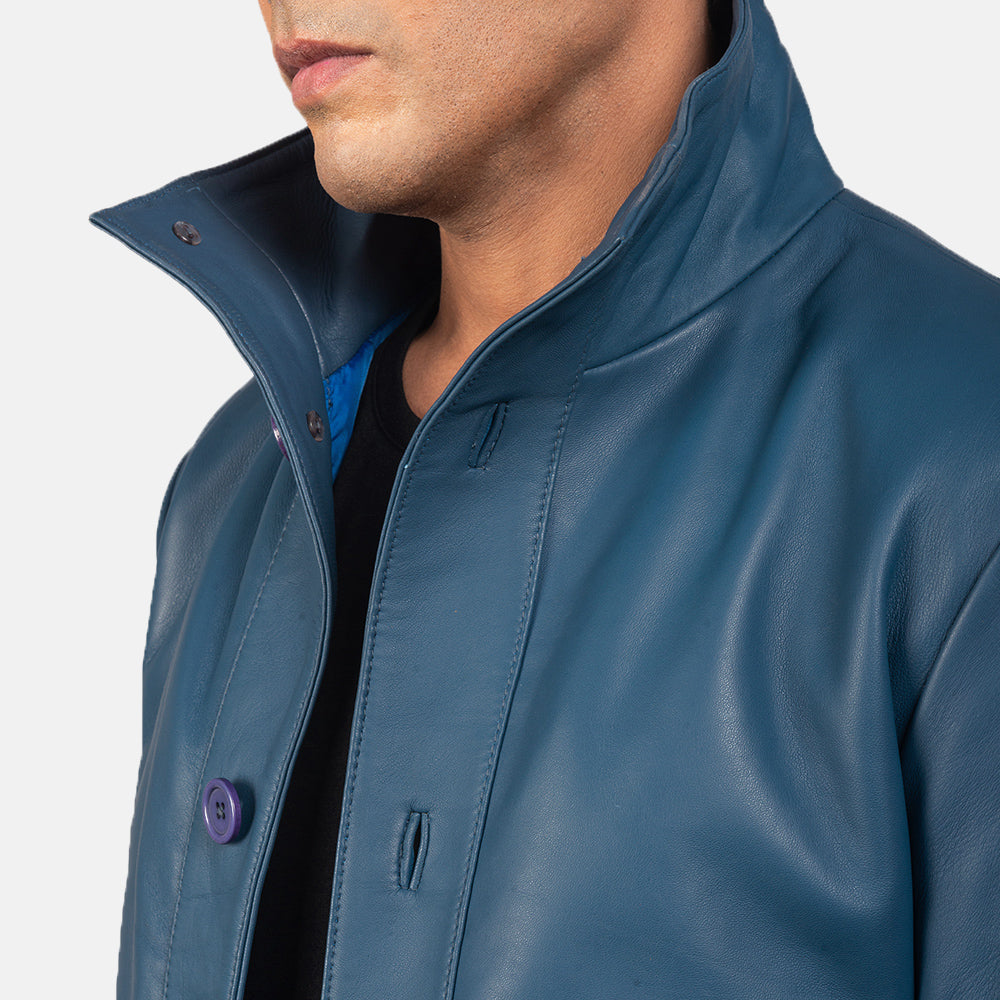 Columbus Cazadora Bomber de Cuero para Hombre – Vista alternativa del producto 6