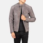 Damian Chaqueta Biker de Cuero para Hombre – Vista alternativa del producto 1