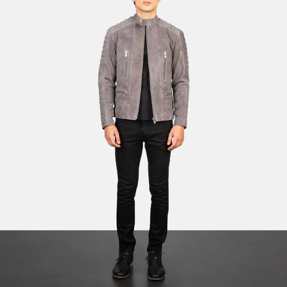 Damian Chaqueta Biker de Cuero para Hombre – Vista alternativa del producto 3