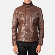 
Darren Chaqueta Biker de Cuero para Hombre – alternate product view 4