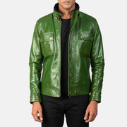 
Darren Chaqueta Biker de Cuero para Hombre – alternate product view 1
