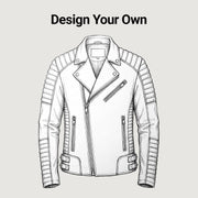 Design Your Custom Leather Jacket | Free Shipping &amp; Alteration in Classic Full-Grain Leather - Vista frontal y silueta a medida | Comprar online