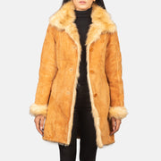 
Erica Shearling Abrigo de Cuero para Mujer - Vista frontal y silueta entallada | Comprar online