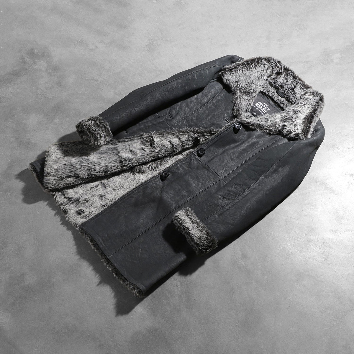 
Erica Shearling Abrigo de Cuero para Mujer – alternate product view 7