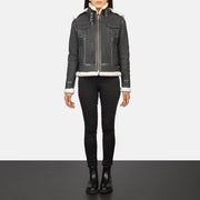 
Fiona Hooded Chaqueta de Doble Faz Shearling para Mujer – alternate product view 3