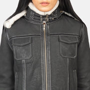 
Fiona Hooded Chaqueta de Doble Faz Shearling para Mujer – alternate product view 6