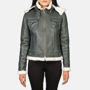 
Fiona Hooded Chaqueta de Doble Faz Shearling para Mujer – alternate product view 1