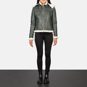 
Fiona Hooded Chaqueta de Doble Faz Shearling para Mujer – alternate product view 2
