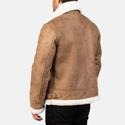 Francis B-3 Negro Cazadora Bomber de Cuero para Hombre – Vista alternativa del producto 5