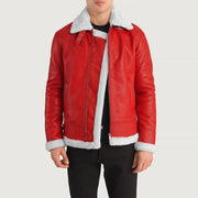 Francis B-3 Negro Cazadora Bomber de Cuero para Hombre – Vista alternativa del producto 1
